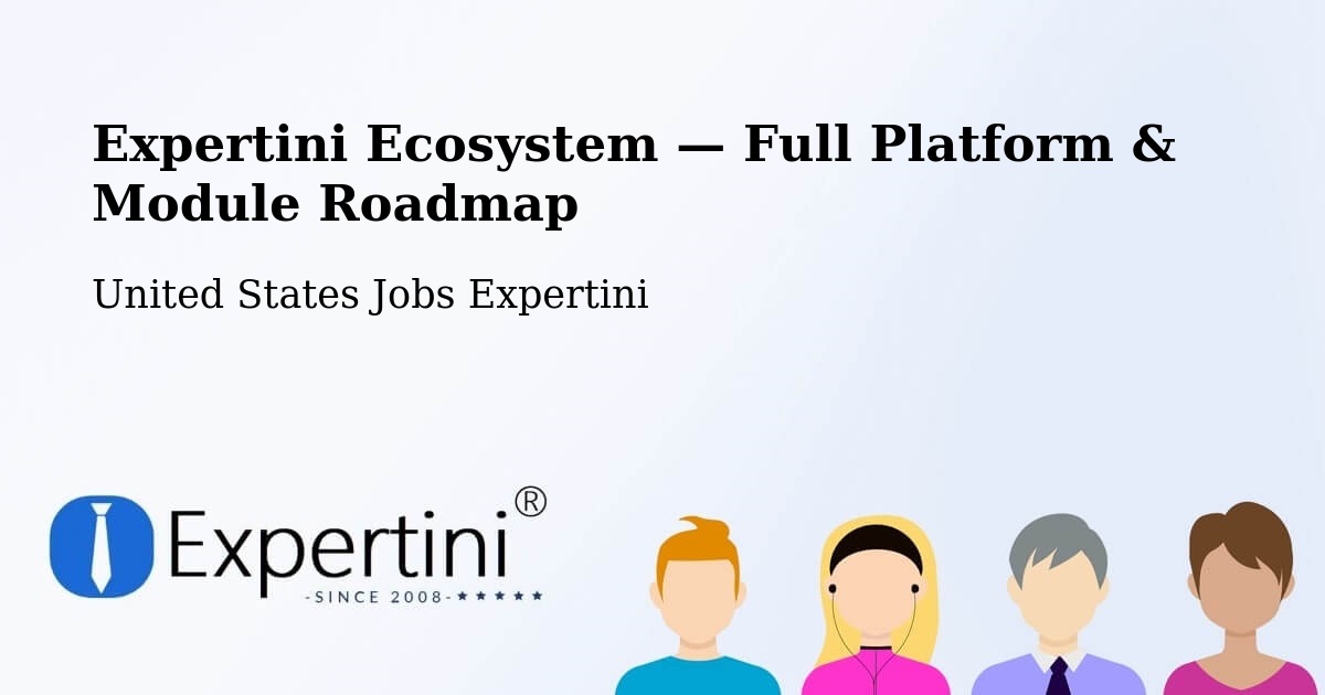 Expertini Ecosystem — Full Platform & Module Roadmap – Schofield